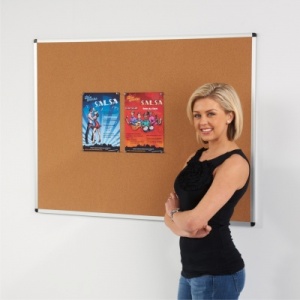 Metro Aluminium Framed Cork Notice Boards